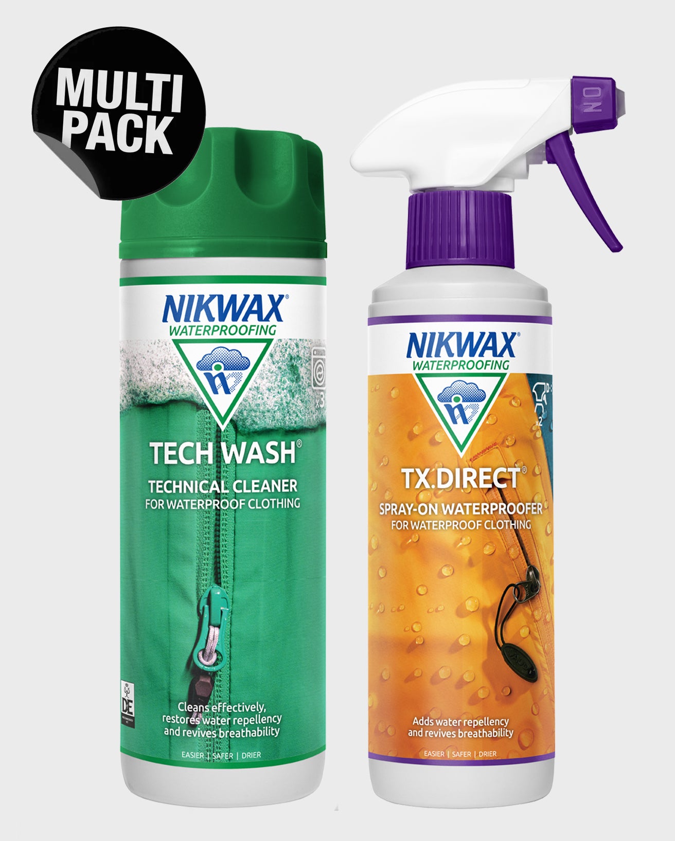 Nikwax Kit Waterproof Cleaning Kit Coat ProtectionWater