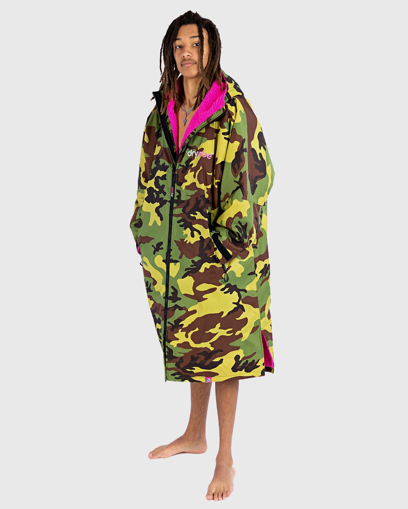 Camo hot sale long coat