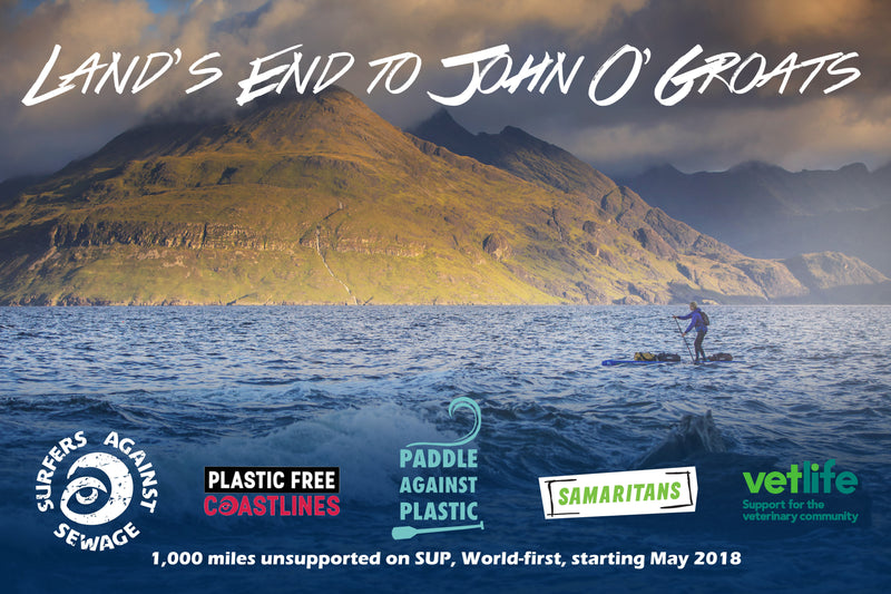 Cal Major - Paddleboarding from Land's End to John O'Groats