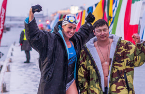 Conquering the cold at the Winter Swimming World Championship 2024 powered by dryrobe®
