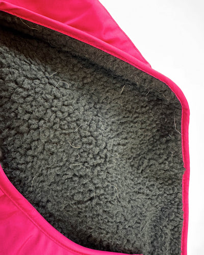 Resale - Pink Black Dog Coat L