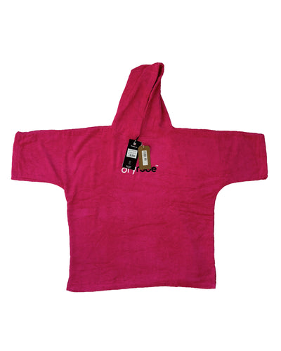Resale - Pink Organic Cotton Towel Changing Robe S