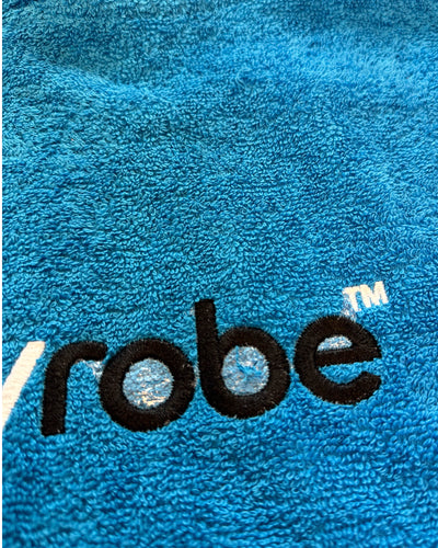 Resale - Cobalt Blue Organic Towel Robe XS