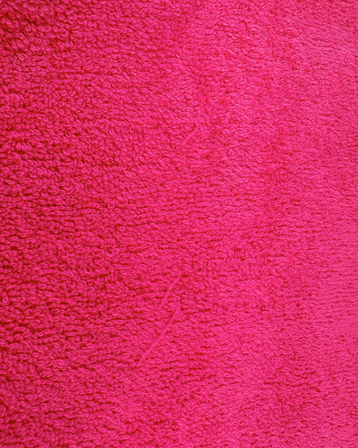 Resale - Pink Slate Grey Organic Cotton Towel Changing Robe XS