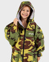 REWORK - Camo Green Grey Advance Kids Change Robe