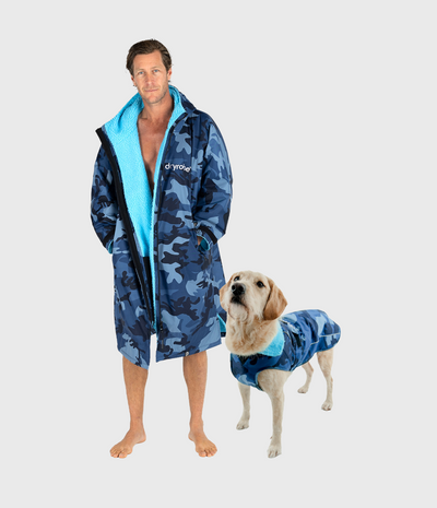 Blue Camo Advance & Dog Coat Bundle