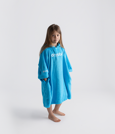 Blue Kids Organic Towel Changing Robe