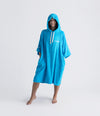 Blue Organic Towel Changing Robe