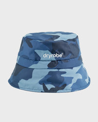 dryrobe Fleece Lined Bucket Hat in Blue Camo 