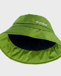 Inside of dryrobe Fleece Lined Bucket Hat in Forest Green 