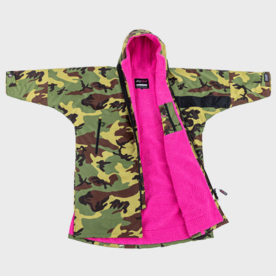  dryrobe advance kids change robe remix range Camo Pink Black