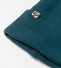 Flat studio shot of deep sea blue Dryrobe® Beanie hat 