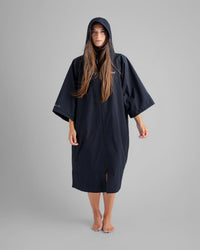 Female in studio wearing Tech-Lite Dryrobe®