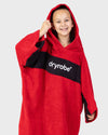 REWORK - Red Black Kids Organic Towel Changing Robe