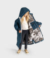 Deep Sea Blue Sand Camo Kids Advance Changing Robe