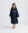 Navy Kids Organic Towel Changing Robe