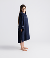 Navy Kids Organic Towel Changing Robe