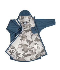 Deep Sea Blue Sand Camo Kids Advance Changing Robe