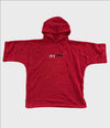 Resale - Red Organic Towel Robe Kids 10-13