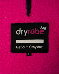 Resale - Black Camouflage Pink Dog Coat L