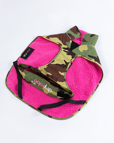 Resale - Camouflage Pink Dog Coat M