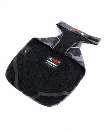 Resale - Black Camouflage Black Dog Coat XS