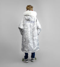 Alpine White Camo Kids Advance Changing Robe