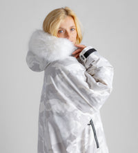 Alpine White Camo Advance Changing Robe