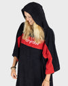 REWORK - Black Red Organic Towel Changing Robe