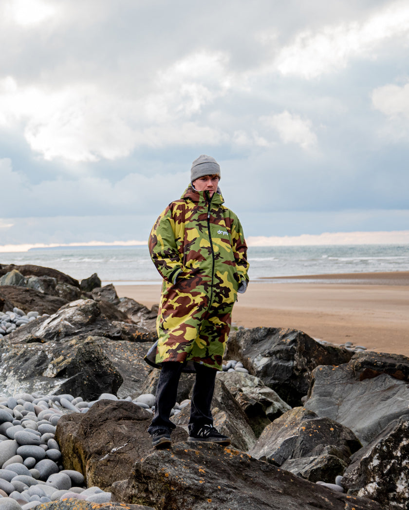 Dryrobe Advance Long Sleeve White Camo main image 1
