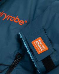 Close up of sleeve on Limited Edition RNLI dryrobe Advance