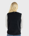 Black Thermal Unisex Fleece Gilet