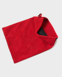 Lining side of Red Black dryrobe® Cushion Cover