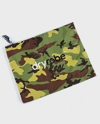 Outer shell side of Camo Grey dryrobe® Cushion Cover