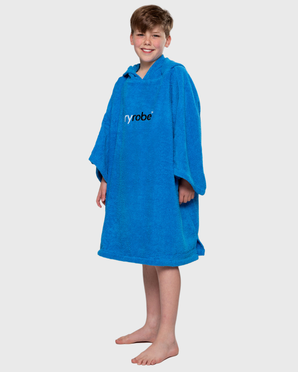 Cobalt Blue Kids Towel Changing Robe | Dryrobe®