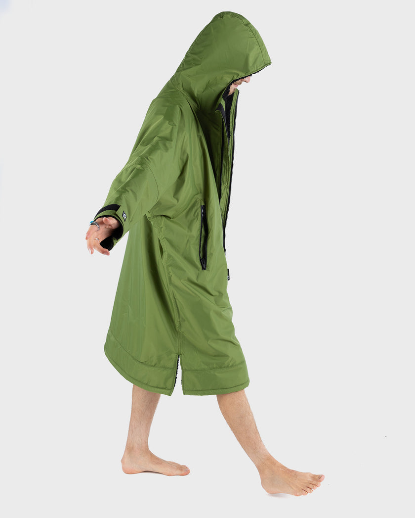 dryrobe® Advance Long Sleeve Forest Green/Black