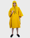 Resale - Yellow Rainproof Poncho One Size
