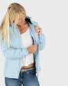 Ice Blue Women's Light Weight Jacket
