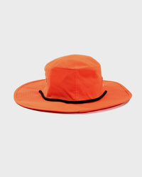 1|Back of Orange dryrobe® Quick Dry brimmed hat