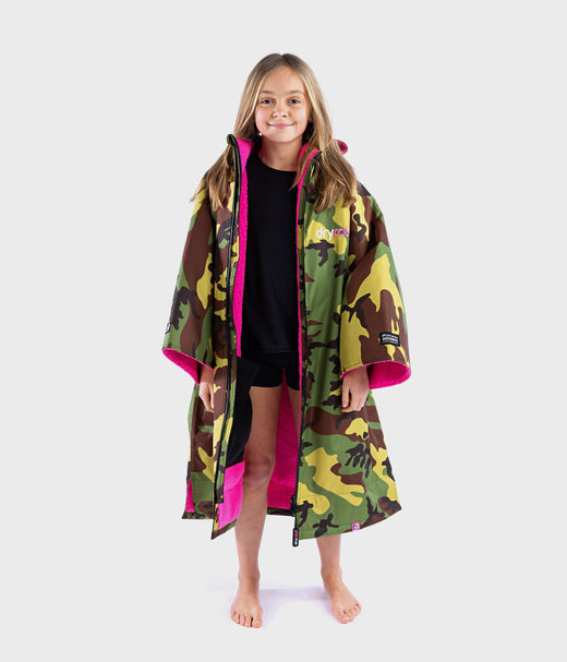 Kids Weatherproof Robe - Rose Pink